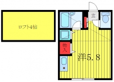 コートサイド富士見の間取り図