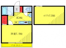 グリーンタウンの間取り図