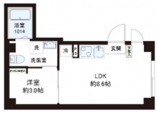 レピュア十条レジデンスⅡの間取り図