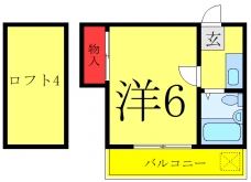 エニーセ南１号棟の間取り図