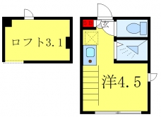 ハーモニーテラス東池袋の間取り図