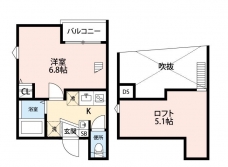 グランクオール千川の間取り図