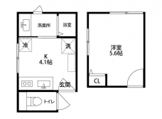 ＢＯハイツの間取り図