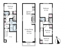 和光市白子2丁目B棟戸建の間取り図