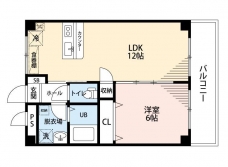 フローレス壱番館・弐番館の間取り図
