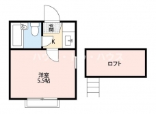 コーポ巣鴨　B棟の間取り図