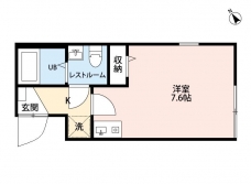 アルファキューブ上十条の間取り図