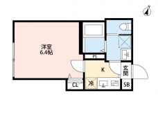 CRASTINE志茂(クラスティーネ　シモ)の間取り図