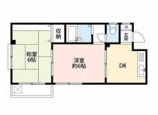 KTコーポハヤセの間取り図