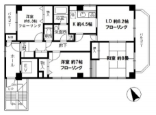 Ｋ・Ｒ目白の間取り図