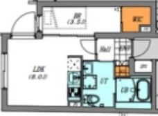 LUORE大山の間取り図