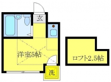 ハイムサンフジの間取り図