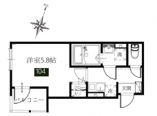 メルディア上峰4丁目の間取り図
