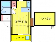 サニーハイツの間取り図