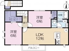 ドエルファーストⅡの間取り図