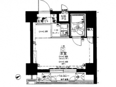 パレドール千駄木の間取り図