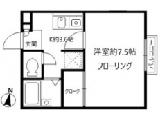 カーサ　クーナの間取り図