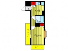 ライオンズマンション王子第6の間取り図