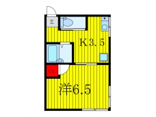 ハイツ豊栄の間取り図