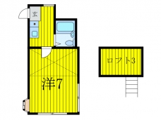 サウサリート岸町の間取り図