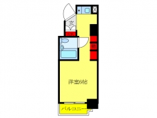 メインステージ王子駅前の間取り図