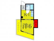栄マンションの間取り図