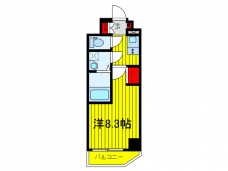 S-RESIDENCE王子eastの間取り図