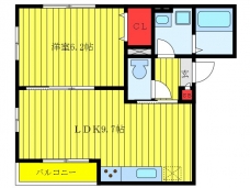 バークリー尾久の間取り図