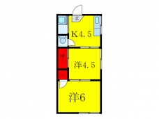 コーポさとうの間取り図