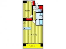 ロイヤルパークス新田の間取り図