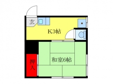 高橋荘の間取り図