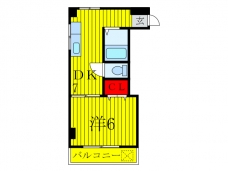 湯本マンションの間取り図