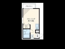 TCRE早稲田の間取り図