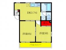 カーサビアンカの間取り図