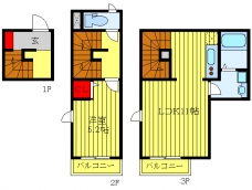 ヴィンテージ高松の間取り図