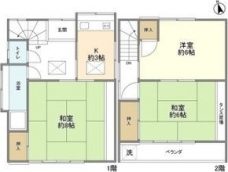 喜沢2丁目貸家の間取り図