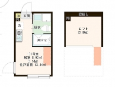 ハーモニーテラス蓮根Ⅳの間取り図