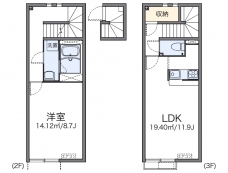 レオネクスト壽光Ⅲの間取り図