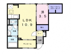 サンライズ　プライムの間取り図