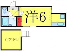 アイコート鳩ケ谷の間取り図