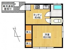 ちづる荘の間取り図