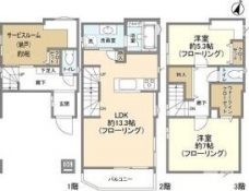 Kolet鳩ケ谷本町の間取り図