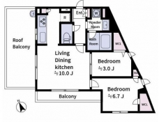 ラヴィエール上中里の間取り図