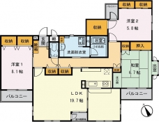 プレステージの間取り図