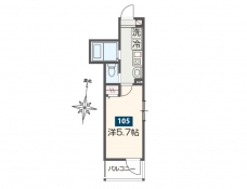 MELDIA大宮北Aの間取り図