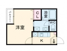 アデライデ東浦和の間取り図