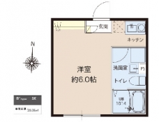 レピュア蓮根レジデンスＥＡＳＴの間取り図