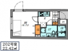LUORE大山の間取り図