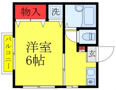 コーポ阿部の間取り図