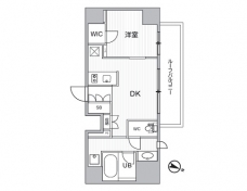 シーズンフラッツ新大塚の間取り図